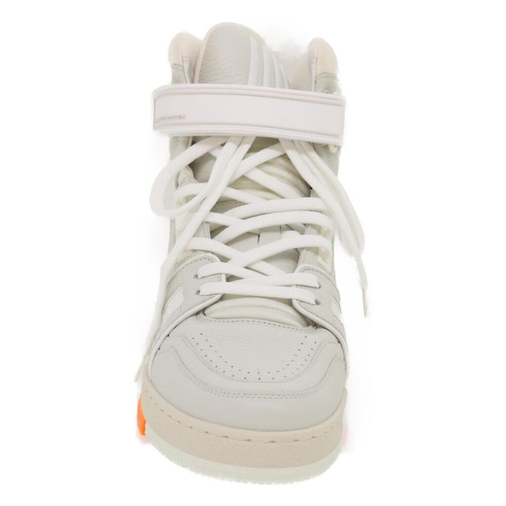 Louis Vuitton Leather Trainer Sneakers High Cut White